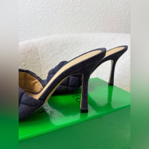 Bottega Veneta Denim Matelasse Padded Mule 40 - Picture 5 of 6